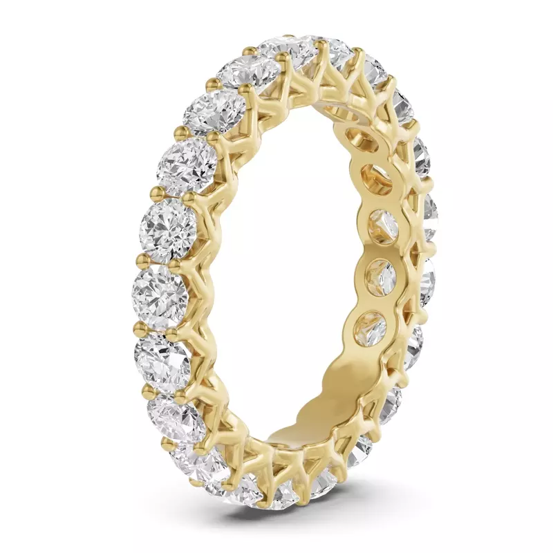 14K Yellow Gold Unity Prong Lab Eternity Band (2.00ct. tw.)
