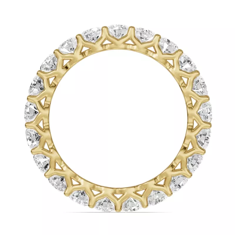 14K Yellow Gold Unity Prong Lab Eternity Band (2.00ct. tw.)