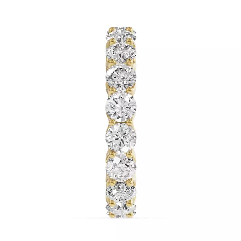 14K Yellow Gold Unity Prong Lab Eternity Band (3.00ct. tw.)