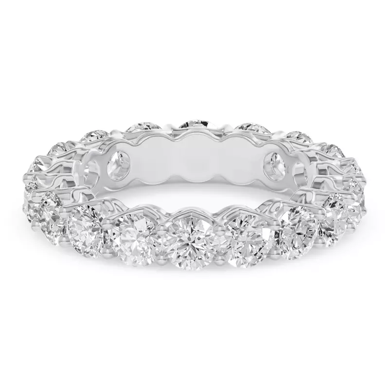 Platinum Unity Prong Lab Eternity Band (3.00ct. tw.)