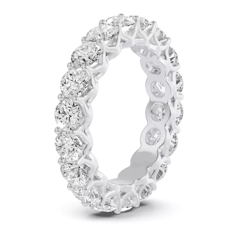 Platinum Unity Prong Lab Eternity Band (3.00ct. tw.)