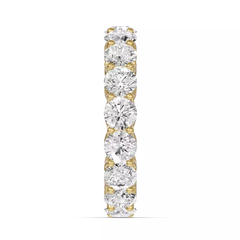 14K Yellow Gold Unity Prong Lab Eternity Band (3.75ct. tw.)