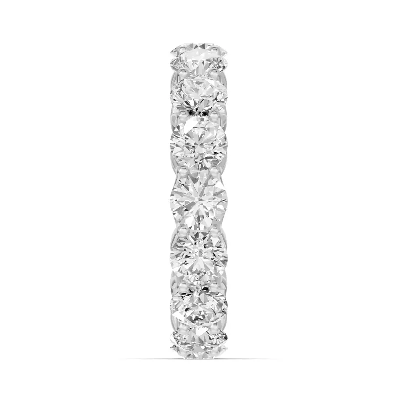 14K White Gold Unity Prong Lab Eternity Band (4.80ct. tw.)