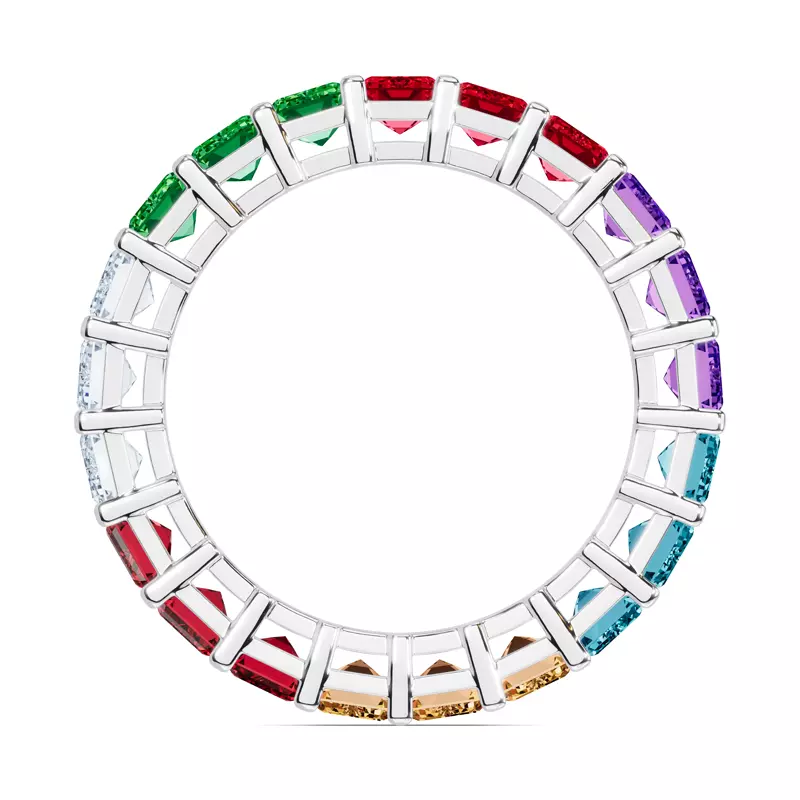 14K White Gold Chromara Eternity Band (4.50 ct. tw.)