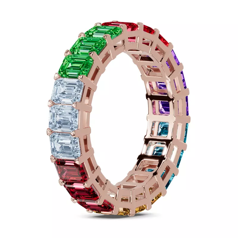 18K Rose Gold Chromara Eternity Band (4.50 ct. tw.)