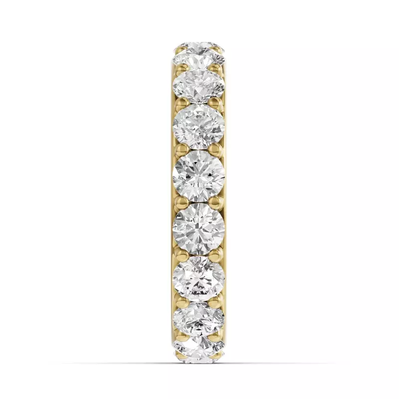 14K Yellow Gold Shared Prong Lab Eternity Band (3.00ct. tw.)