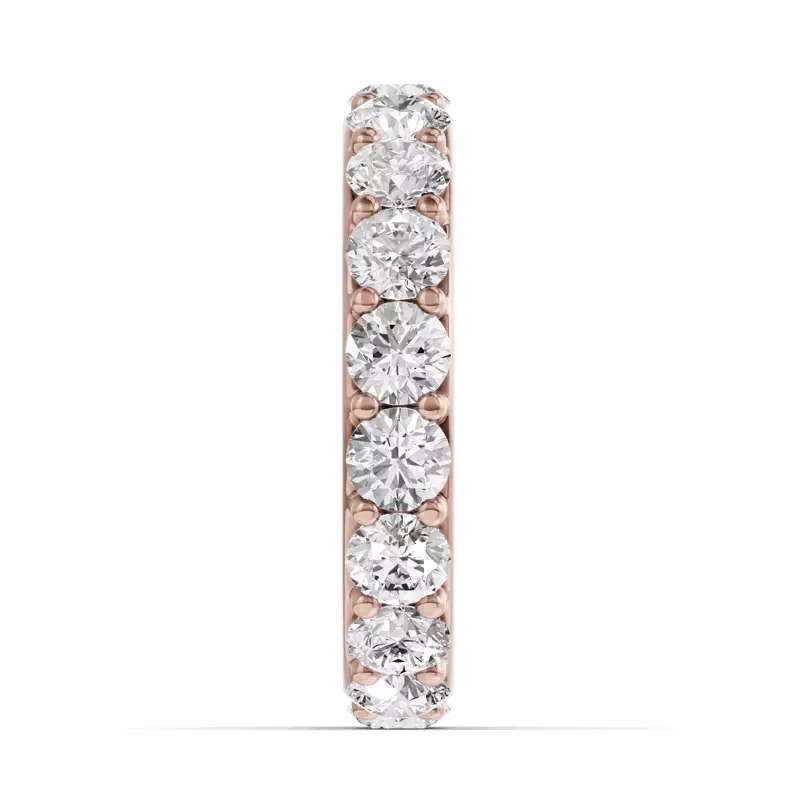 18K Rose Gold Shared Prong Diamond Eternity Band (3.00ct. tw.)