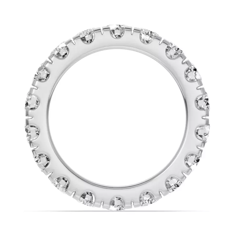 14K White Gold Classic Lab Eternity Band (3.00ct. tw.)