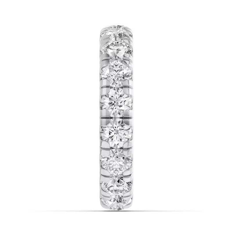 14K White Gold Classic Lab Eternity Band (3.00ct. tw.)