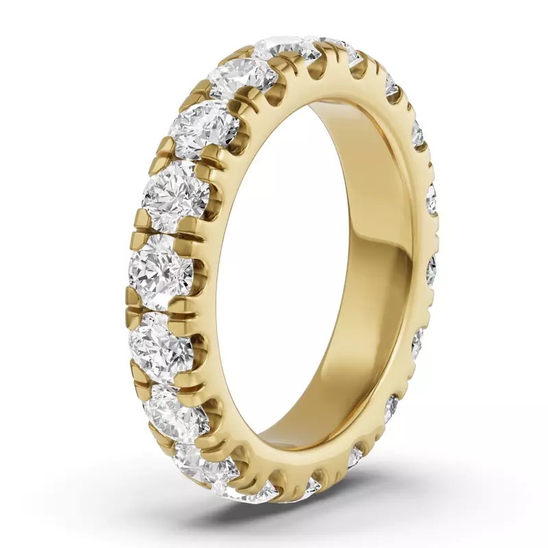 14K Yellow Gold Classic Diamond Eternity Band (3.00ct. tw.)