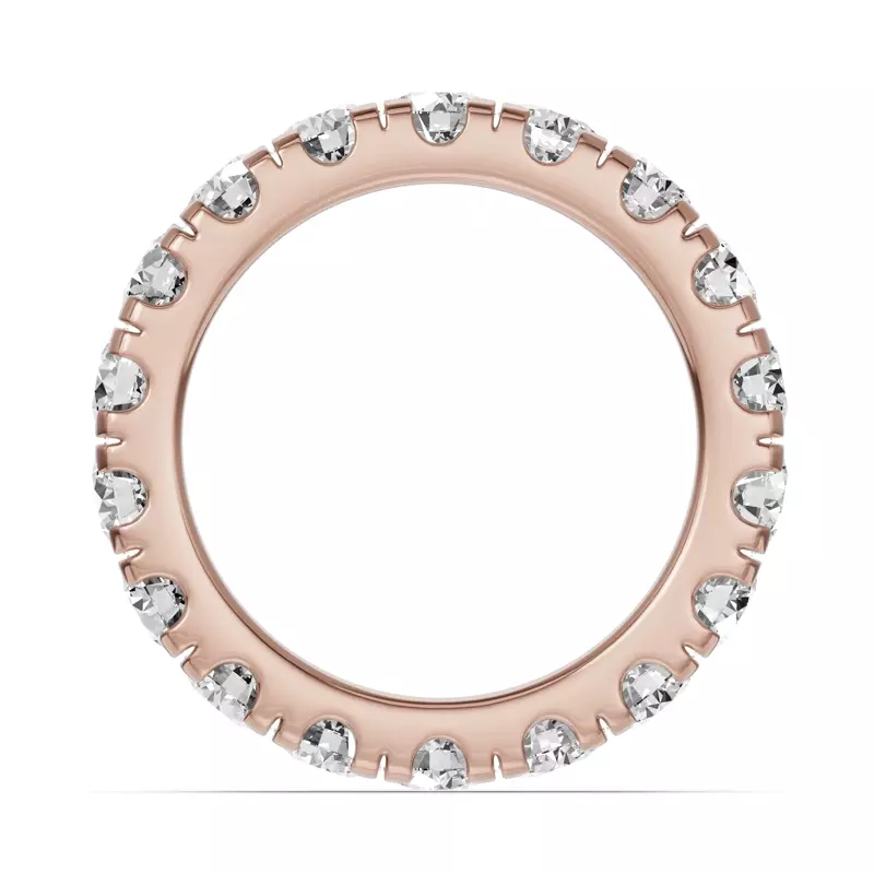 18K Rose Gold Classic Diamond Eternity Band (3.00ct. tw.)