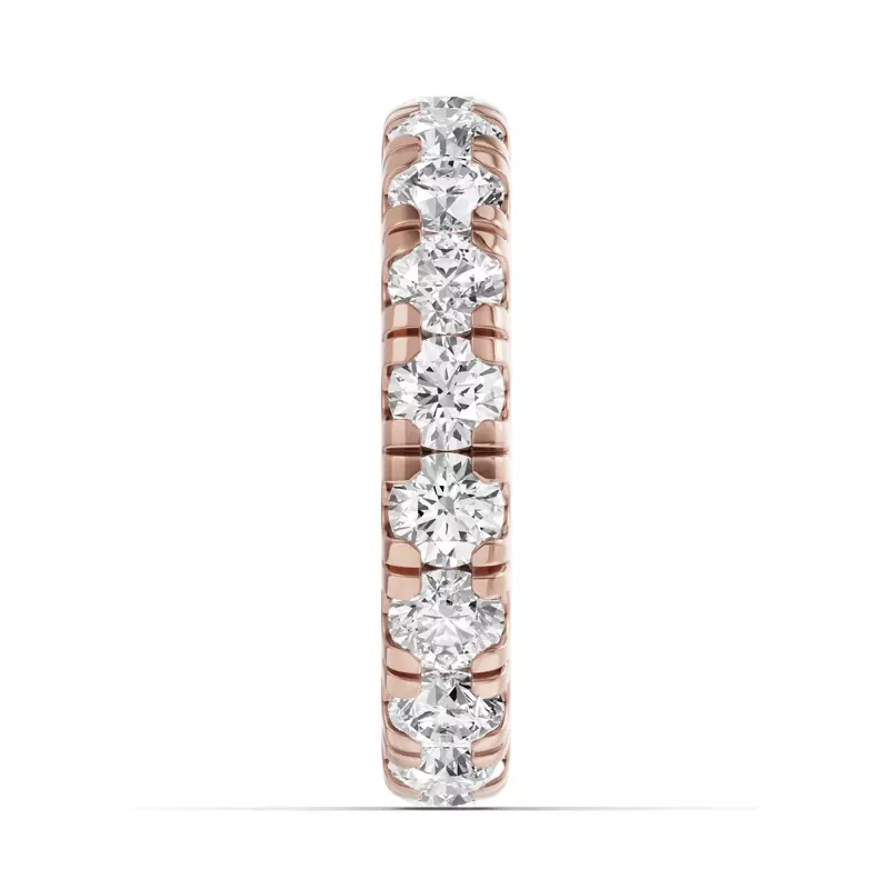 18K Rose Gold Classic Diamond Eternity Band (3.00ct. tw.)