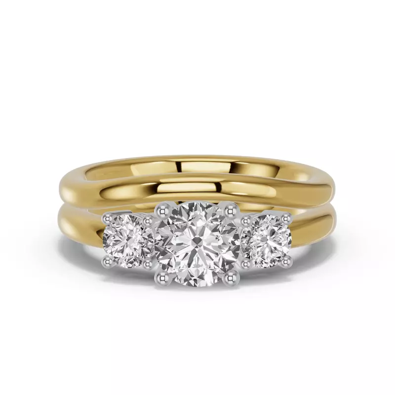 14K Yellow Gold Classic Contoured Band