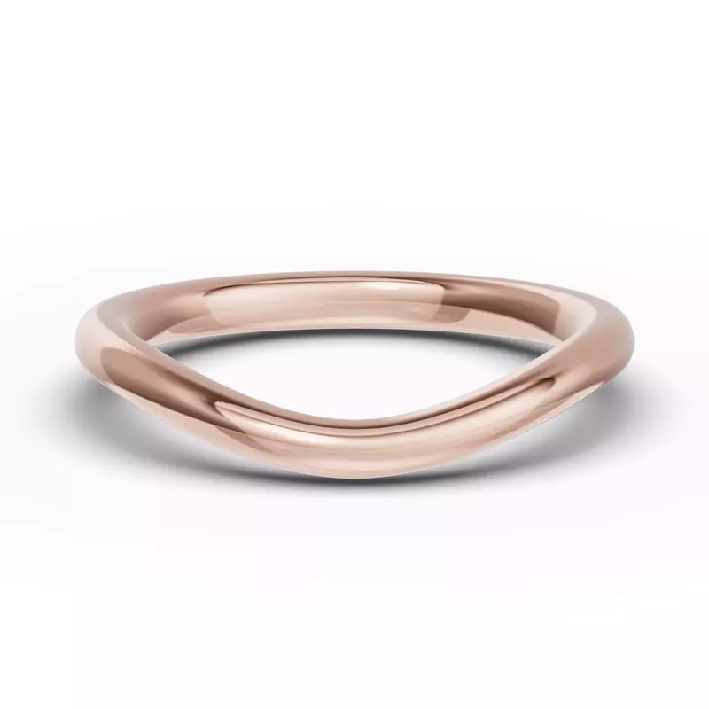 Classic Curved Wedding Band