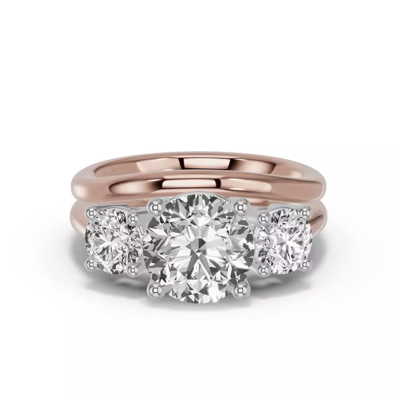 14K Rose Gold Classic Contour Wedding Band