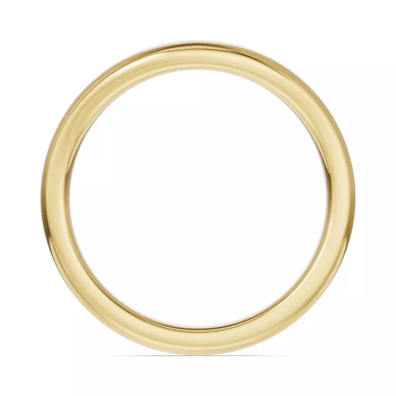 14K Yellow Gold Classic Contour Fit Band