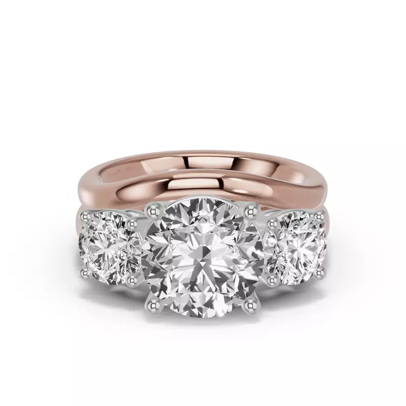 18K Rose Gold Classic Contour Fit Band