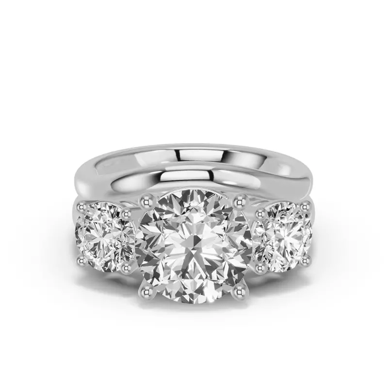 18K White Gold Classic Contour Fit Band