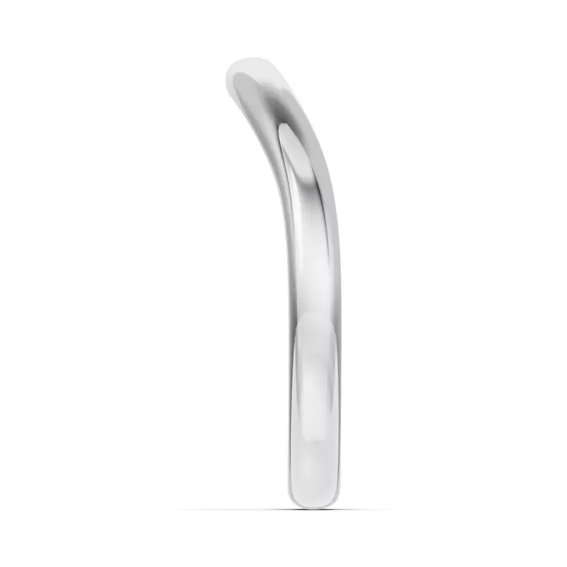 18K White Gold Classic Contour Fit Band