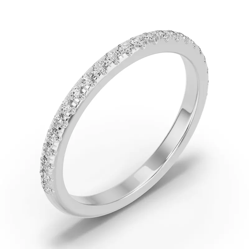 14K White Gold Chroma Pavé Band