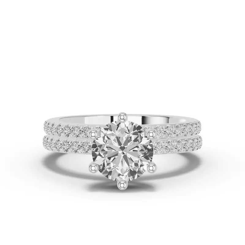 14K White Gold Chroma Pavé Band