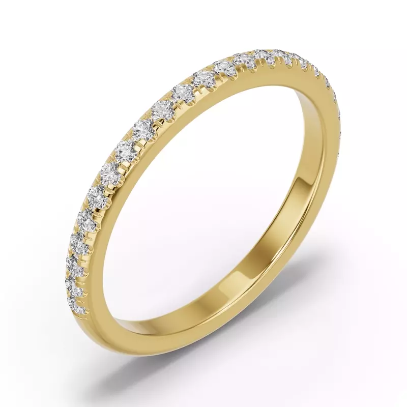 14K Yellow Gold Chroma Pavé Band