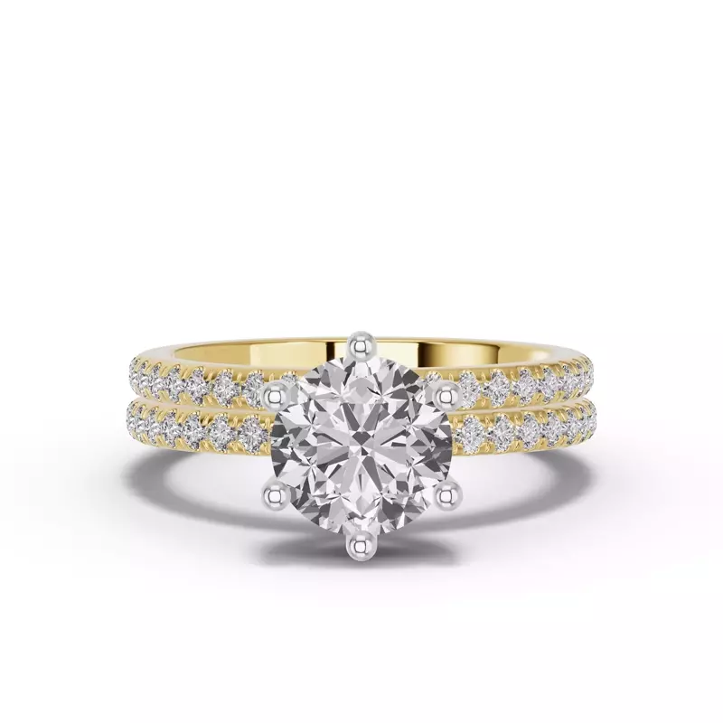14K Yellow Gold Chroma Pavé Band