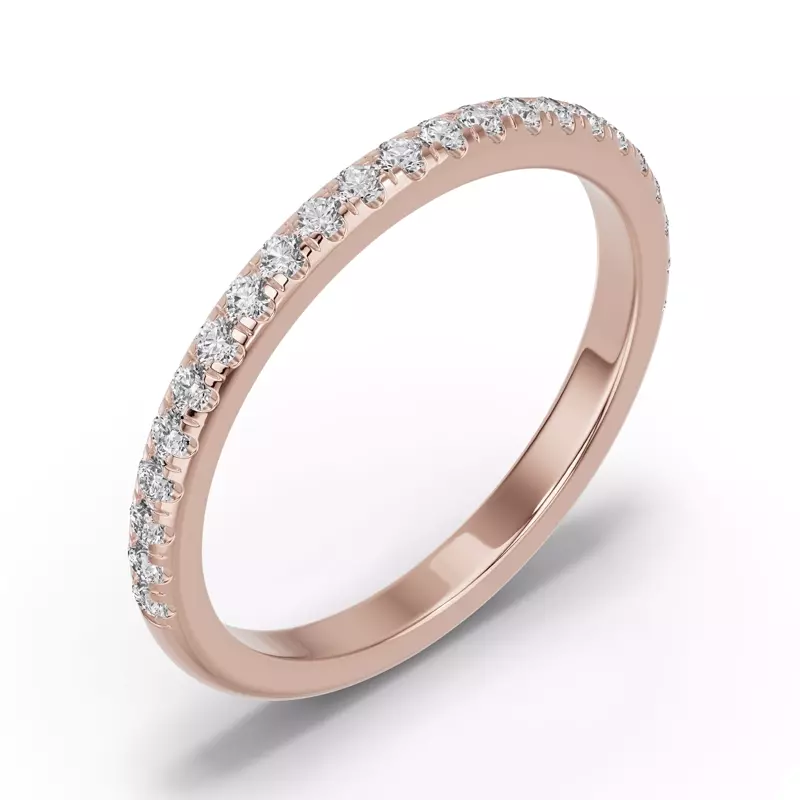 18K Rose Gold Chroma Pavé Band