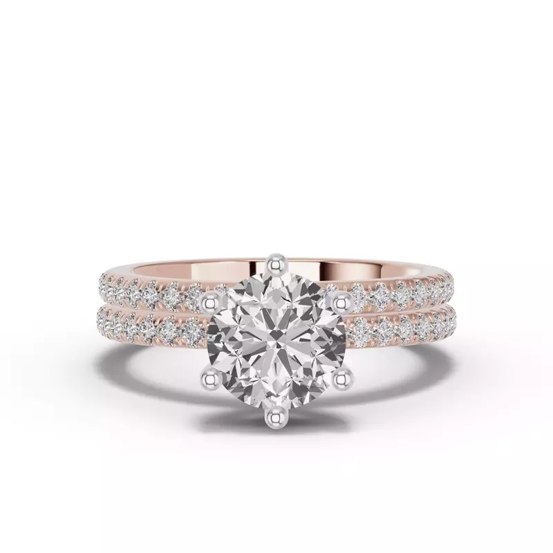 18K Rose Gold Chroma Pavé Band