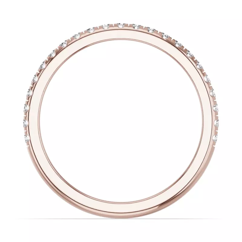 18K Rose Gold Chroma Pavé Band