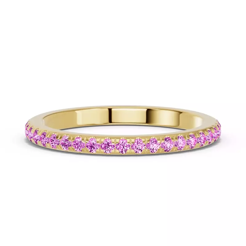 Chroma Pink Sapphire Band