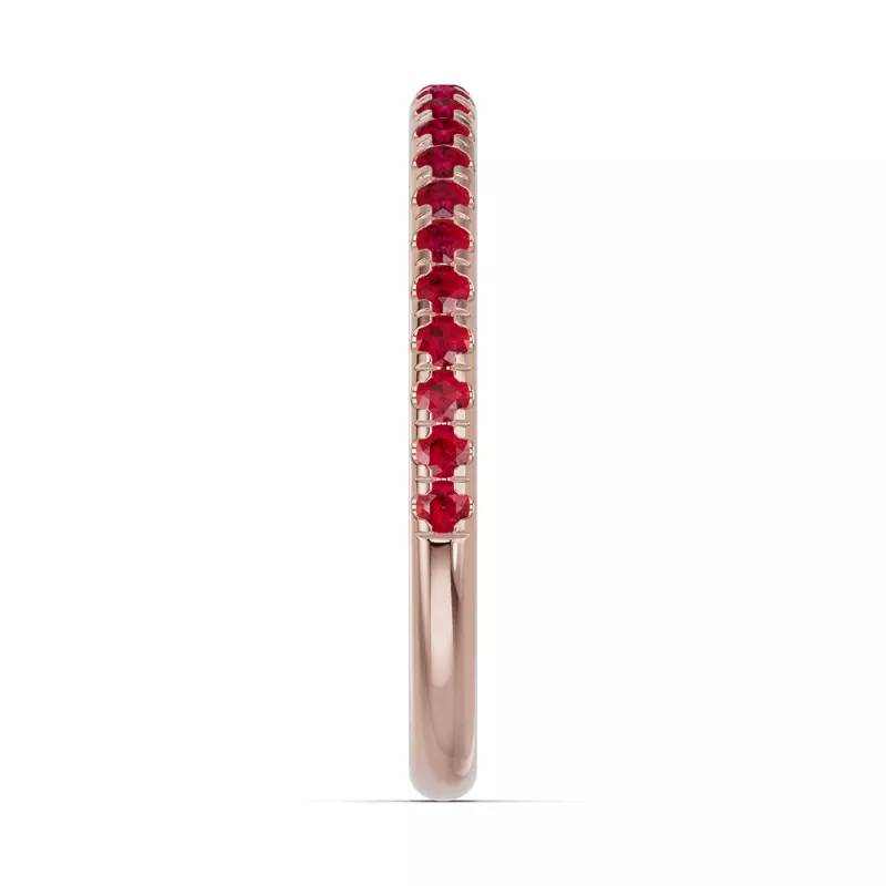 18K Rose Gold Chroma Ruby Band