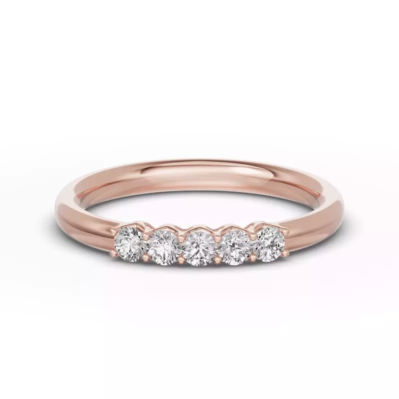 Unity Prong 5-Stone Lab Band (.25 ct. tw.)