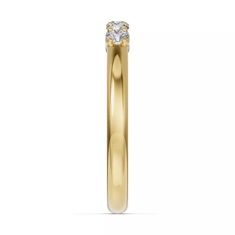 18K Yellow Gold Unity Prong 5-Stone Band (.25 ct. tw.)