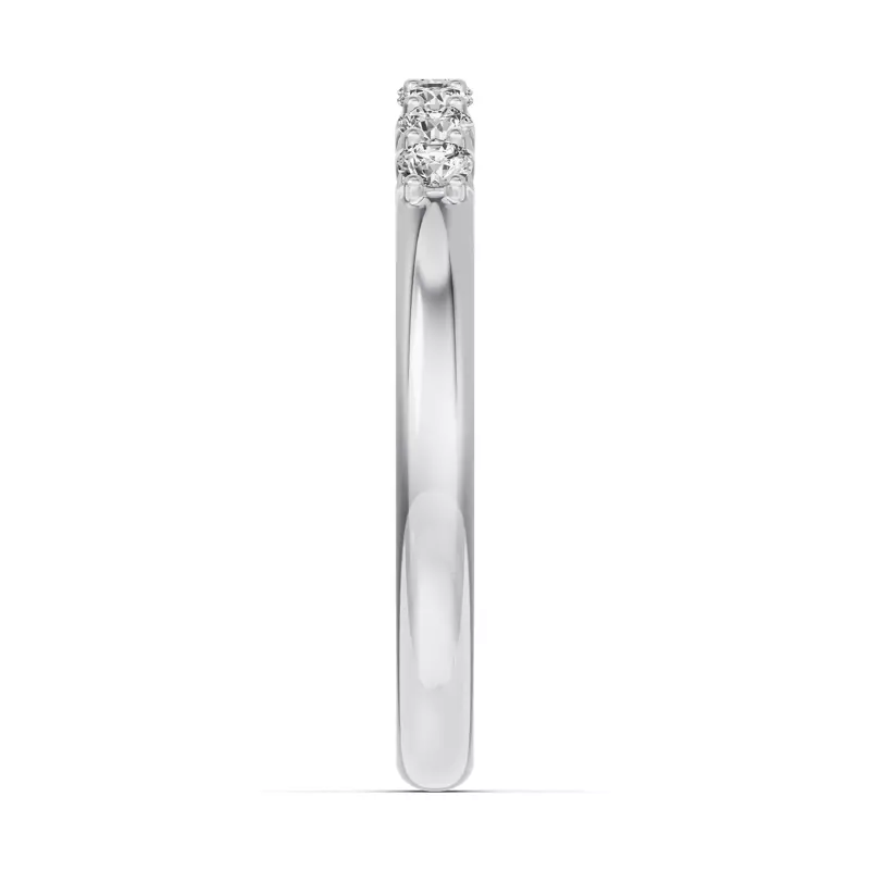 14K White Gold Unity Prong 7-Stone Band (.25 ct. tw.)