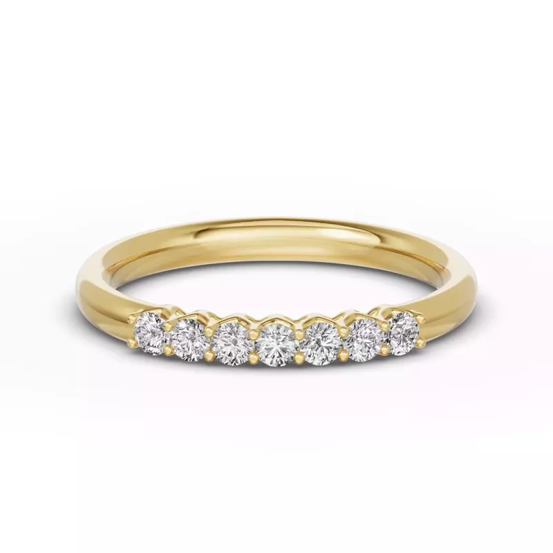 Unity Prong 7-Stone Lab Band (.25 ct. tw.)
