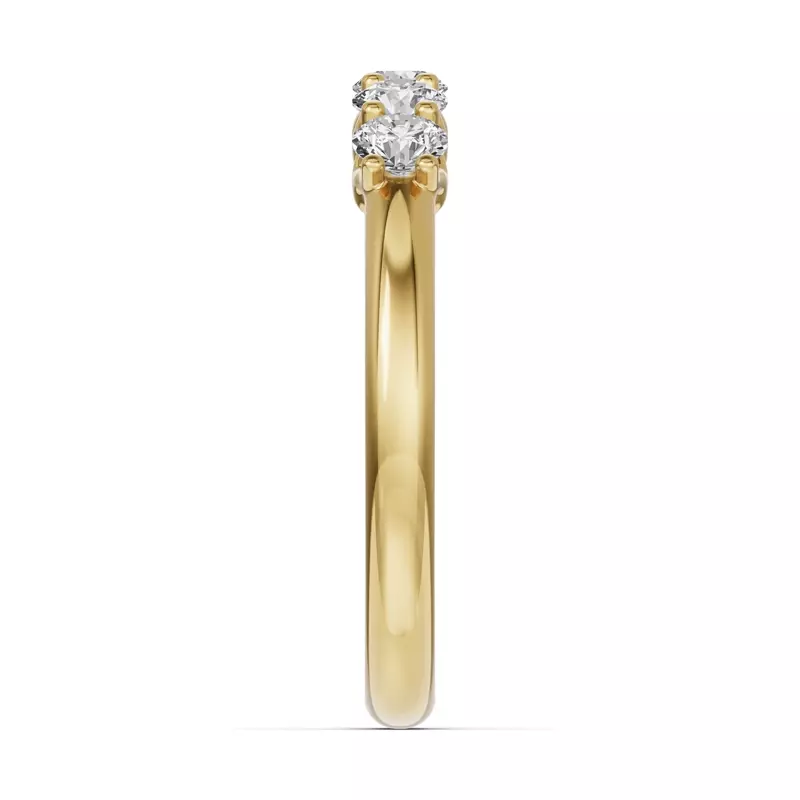 14K Yellow Gold Unity Prong 5-Stone Band (.50 ct. tw.)