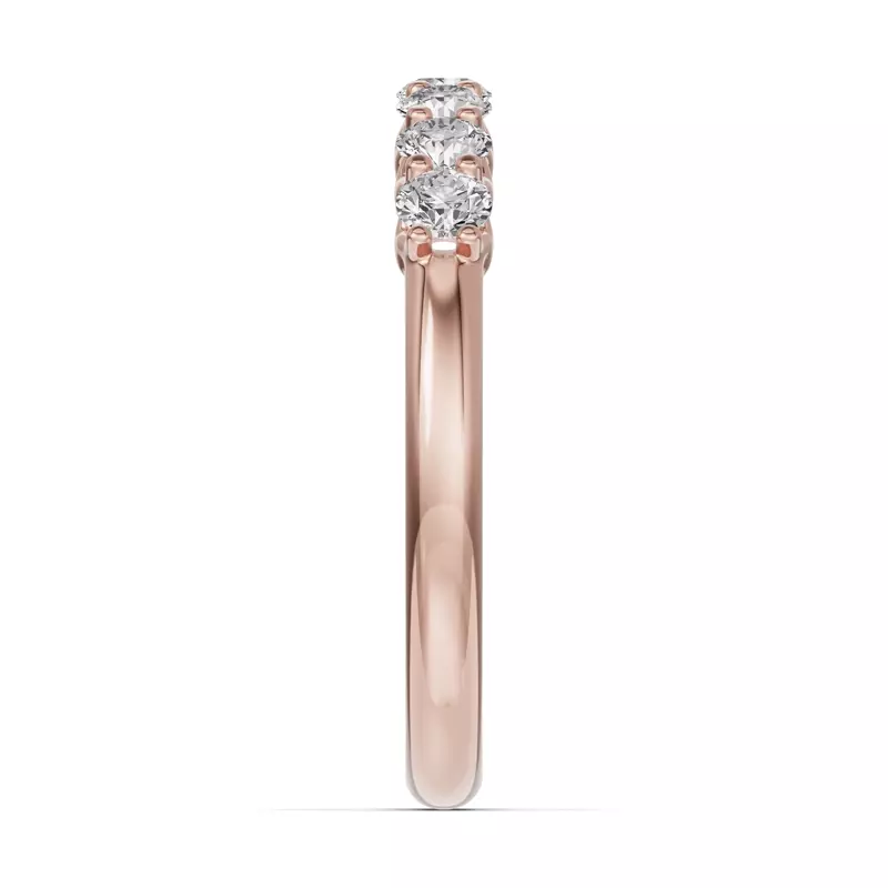 18K Rose Gold Unity Prong 7-Stone Band (.50 ct. tw.)