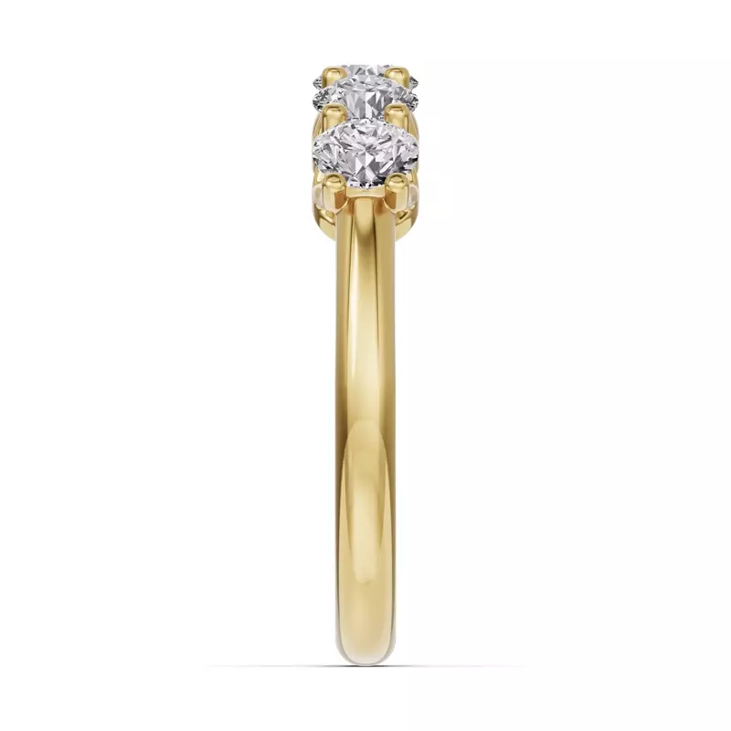 14K Yellow Gold Unity Prong 5-Stone Band (1.00 ct. tw.)