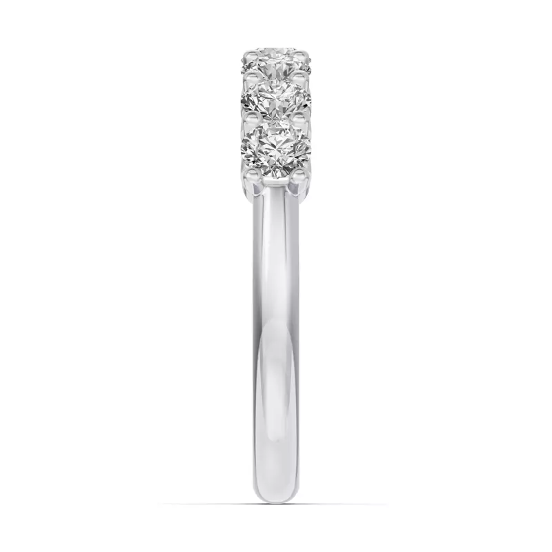 14K White Gold Unity Prong 7-Stone Band (1.00 ct. tw.)