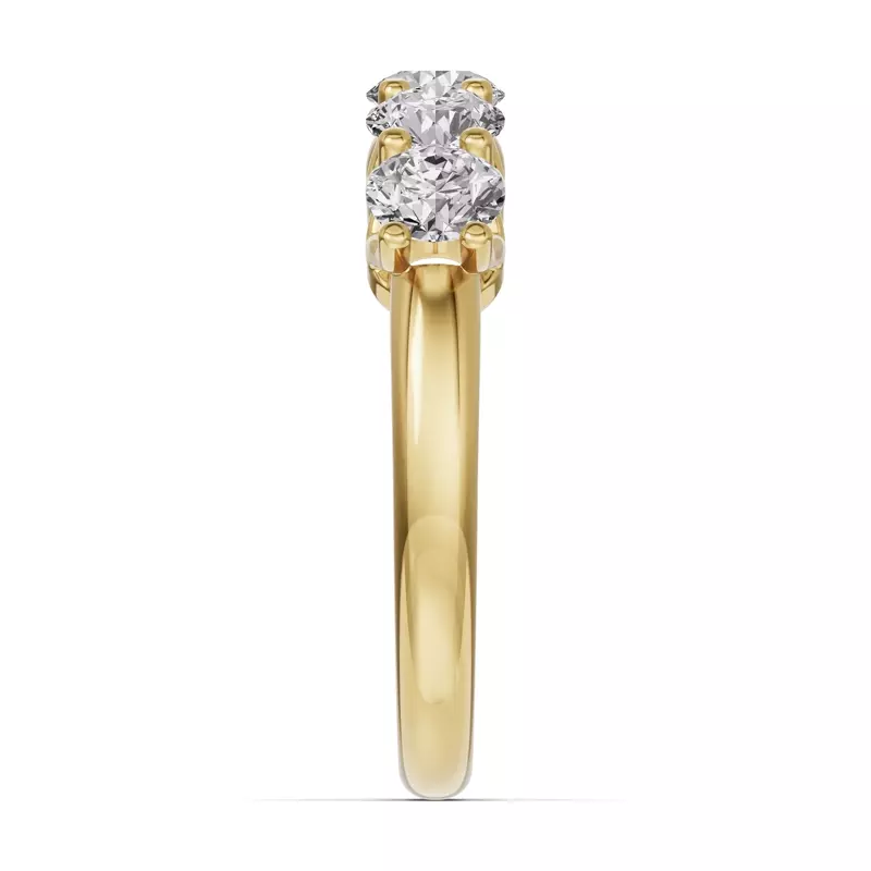14K Yellow Gold Unity Prong 5-Stone Band (1.50 ct. tw.)