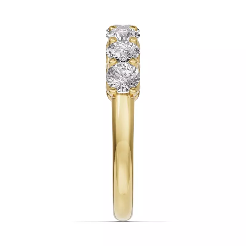 14K Yellow Gold Unity Prong 7-Stone Band (1.50 ct. tw.)