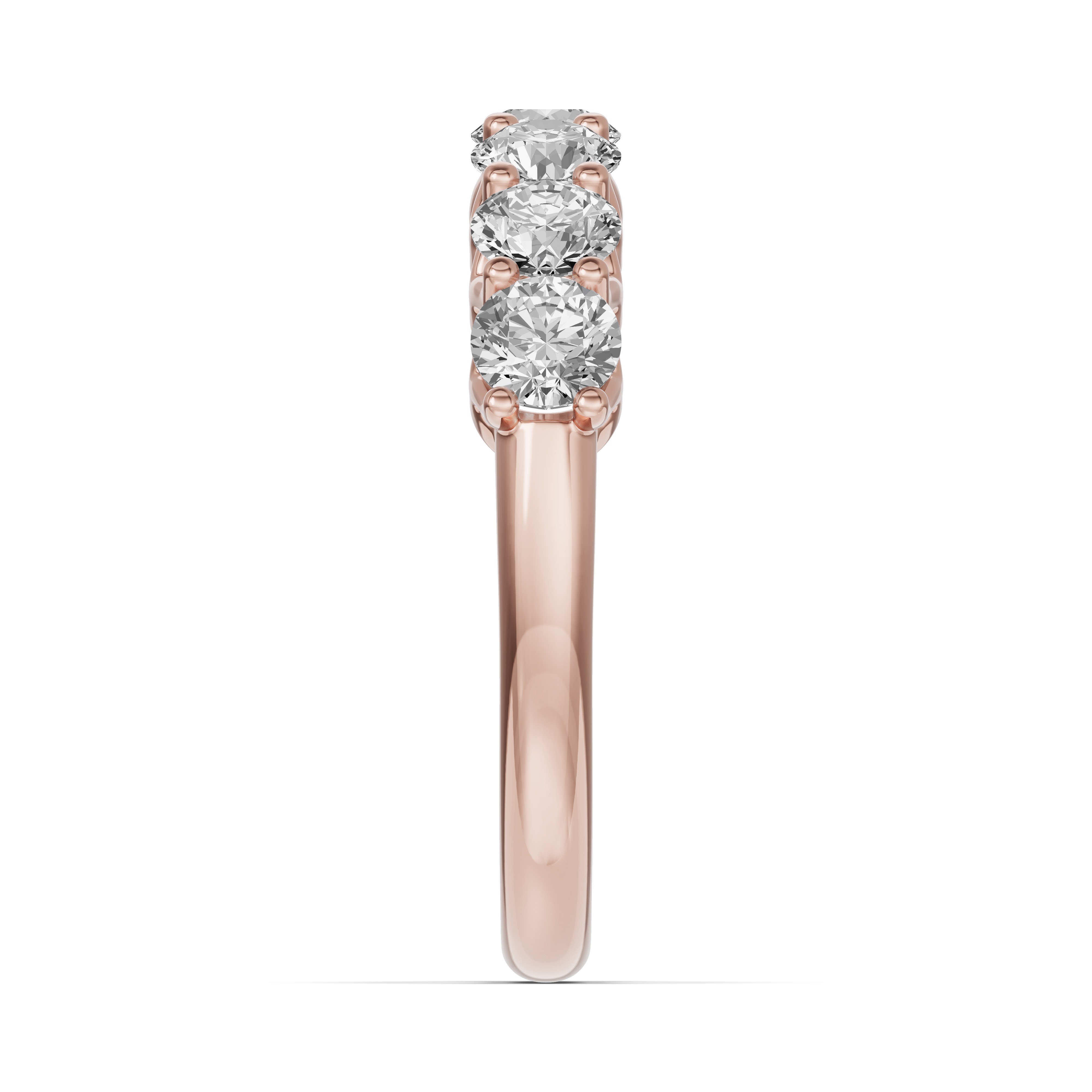 18K Rose Gold Unity Prong 7-Stone Band (1.50 ct. tw.)