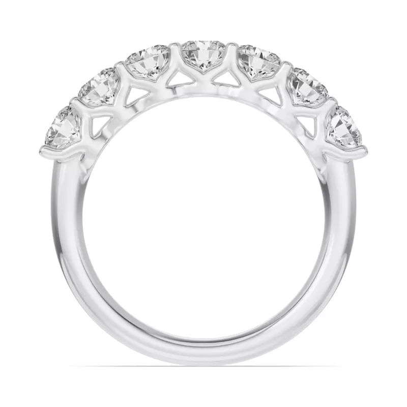 Platinum Unity Prong 7-Stone Band (1.50 ct. tw.)