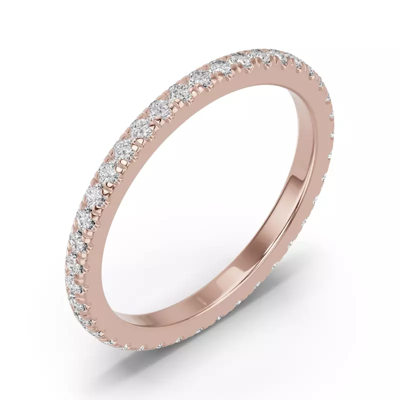 14K Rose Gold Chroma Diamond Eternity Band