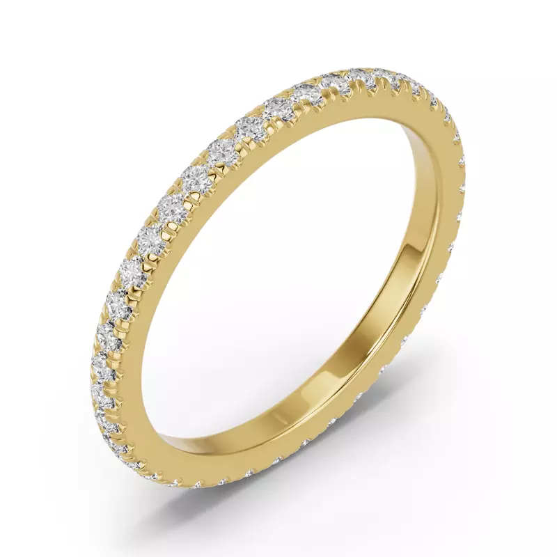 14K Yellow Gold Chroma Diamond Eternity Band