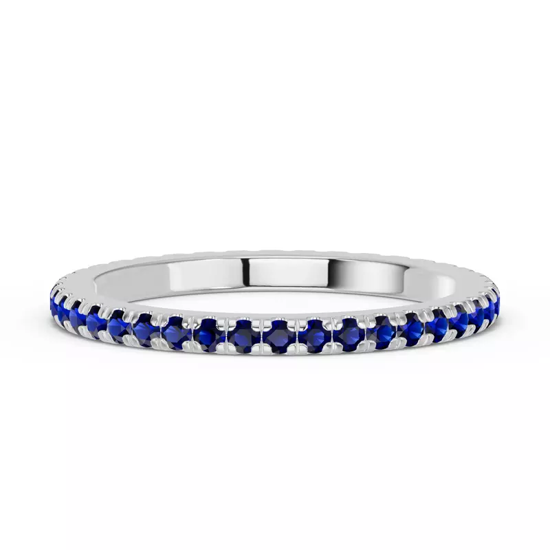 Chroma Sapphire Eternity Band
