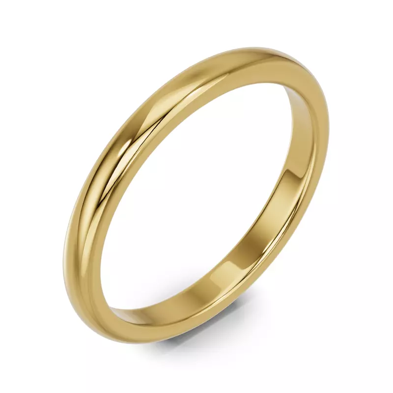 18K Yellow Gold Marigold Classic Band (2mm)