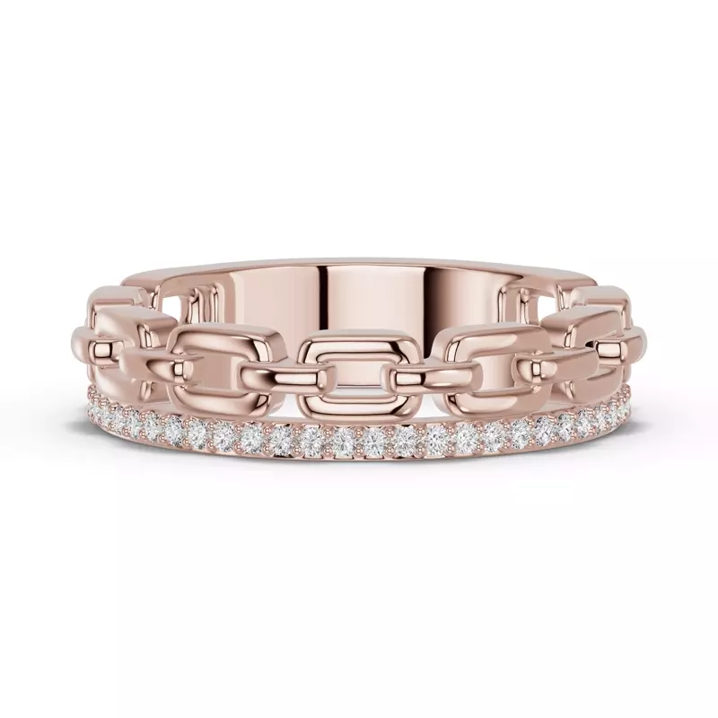 Chain Reaction Pavé Lab Band
