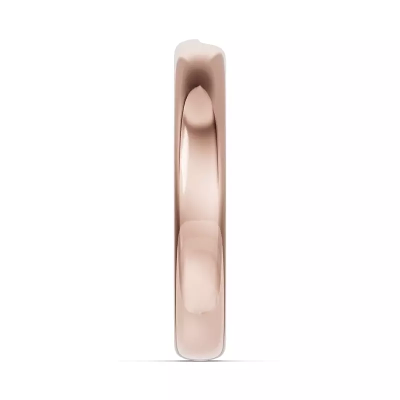 14K Rose Gold Camden Classic Notched Band